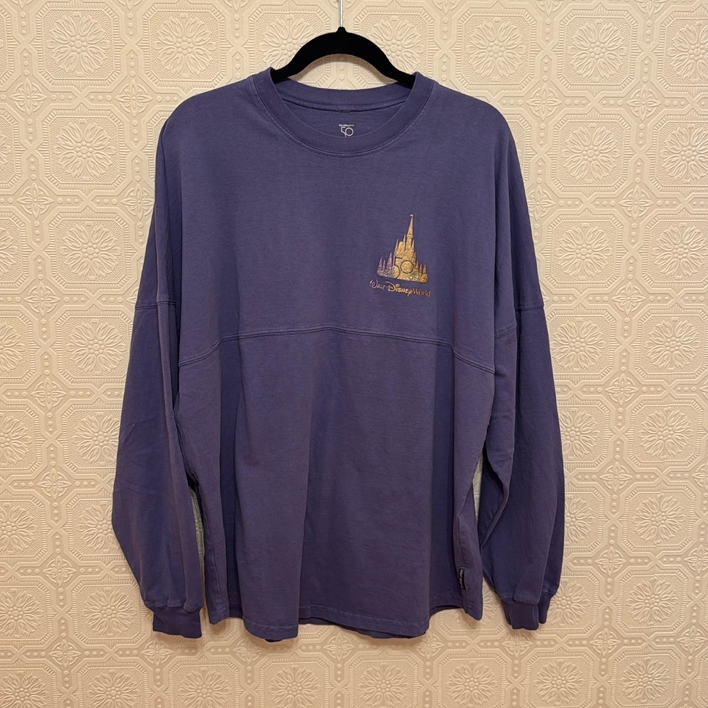 Walt Disney World 50th Spirit Jersey Glitter Lilac Spirit Jersey Size L